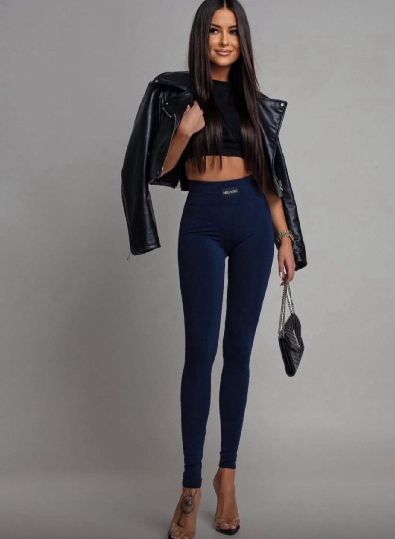 Leginsy Millagro £25 ,bluza Millagro cukierkowy róż £34 ,woski rozmiar L £18