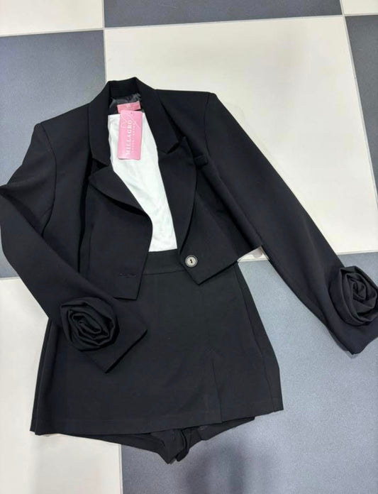 Bluzka Millagro ,polar x 2 , Marynarka Millagro czarna z ròża