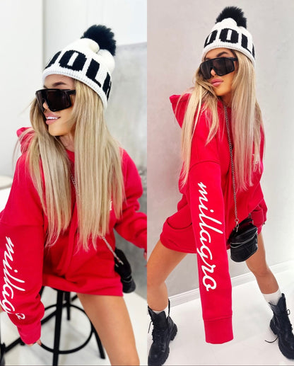 Bluza Millagro Malina £40 siatka czarna £22