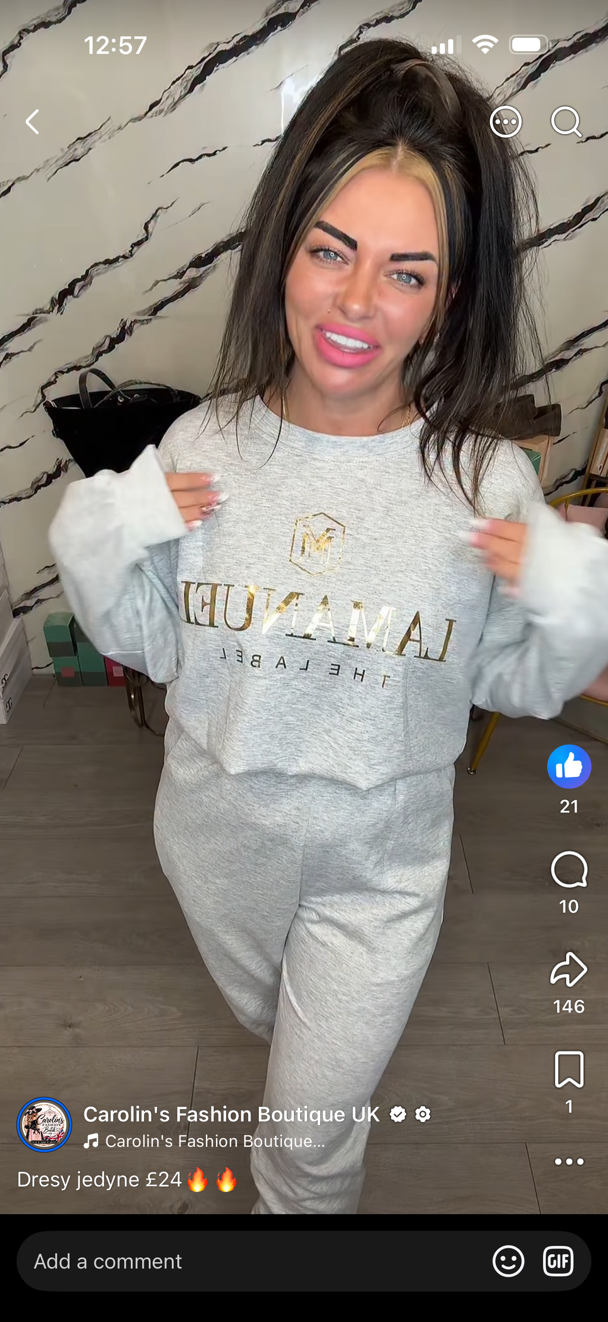 Teddy £40 ,tracksuit £25