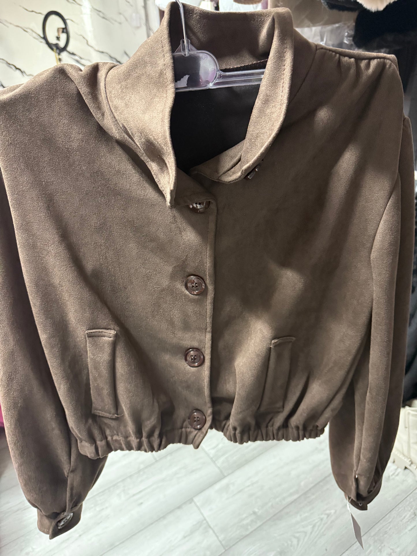 Siatka x2 £25 kurtka zamsz £10