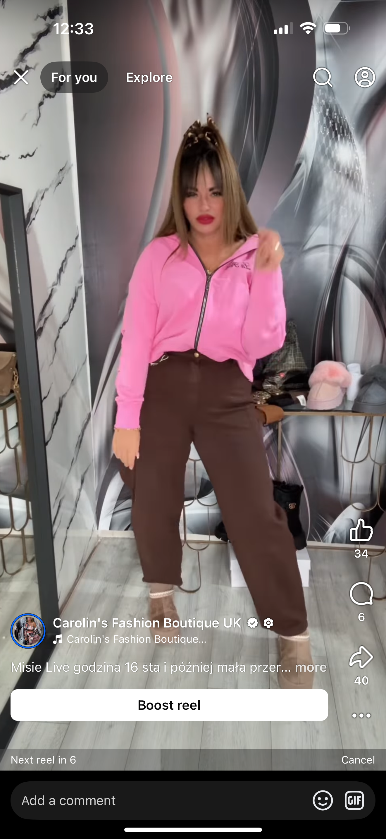 Bluza La Perla £22 , bluzka Millagro £25 ,teddy czekolad £53,bluzka BY Me  £25 Ballony czekolada M £25 , spodnie La Perla £30