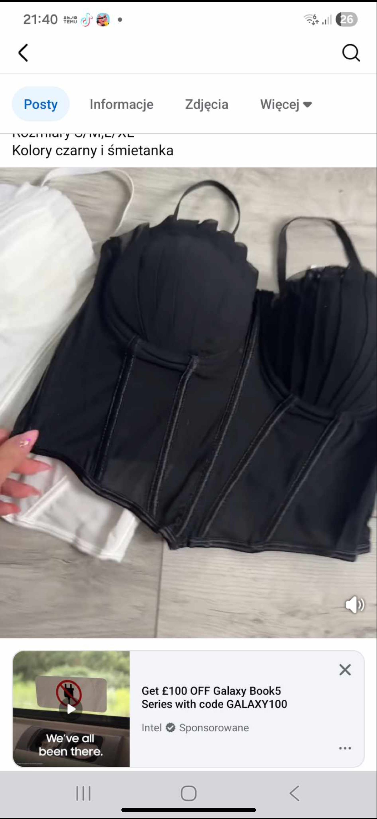 leginsy koronka £15 + top m/l £12 + bluza la perla czekolada korona £36 + komplet la perla leginsy bluza £50 + leginsy czekolada M £15 + legisny czarne M £15 + legisny milagro granat £25 + bluza la perla czarna £22 + kolczyki wkretki £7 + kolczyki duze