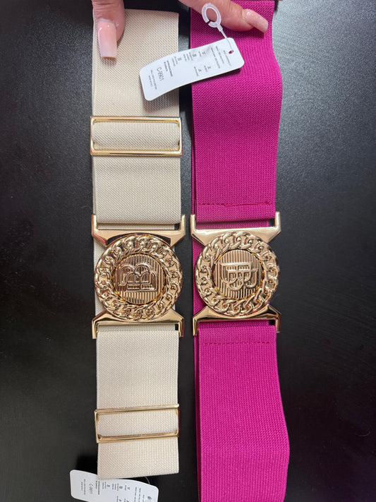 Pasek różowy £7,50 ,pasek beżowy £8